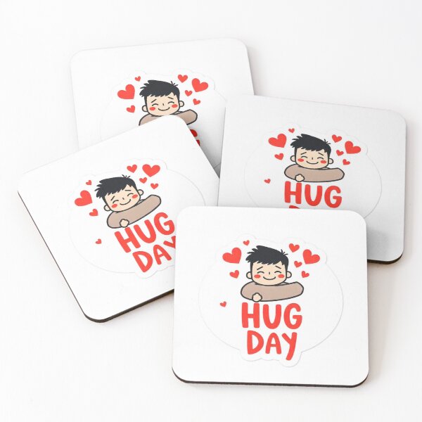 Item preview,  Hug Day Sticker designed and sold by hjian8219.