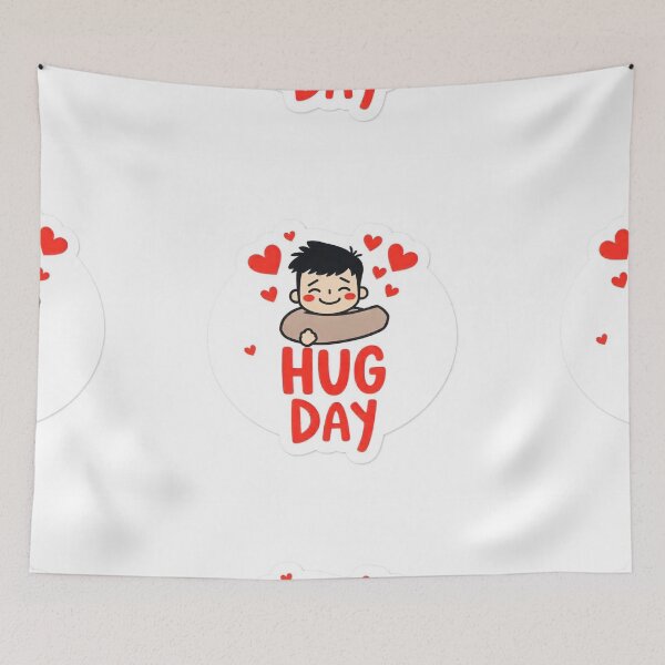 Item preview,  Hug Day Sticker designed and sold by hjian8219.