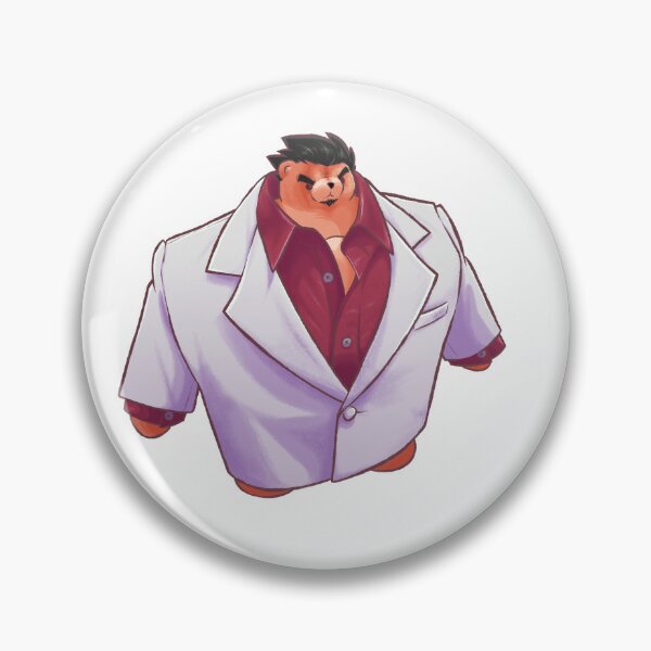 Item preview, Kazuma Kiryu teddy bear sticker designed and sold by GmanShop.