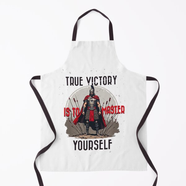 Item preview, True Victory Is To Master Yourself - Stoic Warrior designed and sold by IskraPrints.