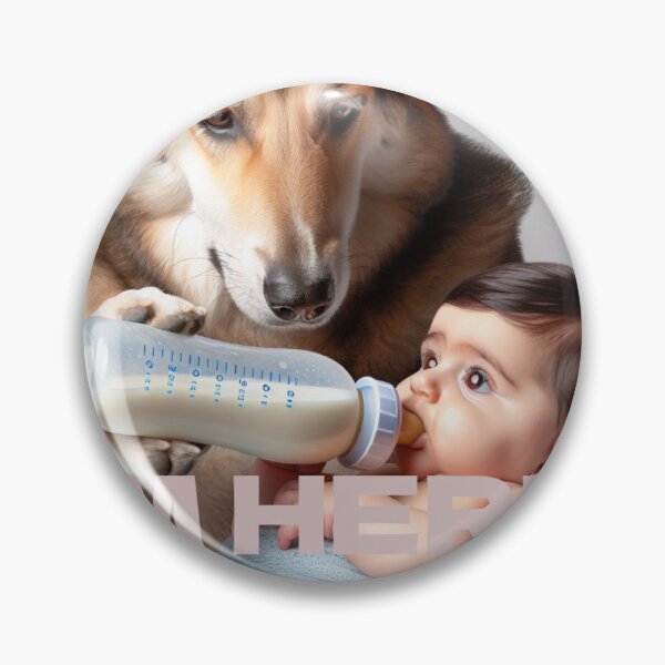Item preview, Dog Can Babysitter Holding Milk Bottle Funny Design,Dog Can Babysitter Perfect Gift Parents Pet Lovers designed and sold by majidi1.