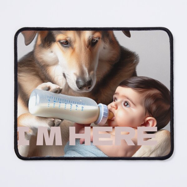 Item preview,  Dog Can Babysitter Holding Milk Bottle Funny Design,Dog Can Babysitter Perfect Gift Parents Pet Lovers designed and sold by majidi1.
