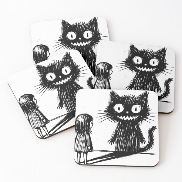 Item preview, Shadow cat Black designed and sold by II0FU5.