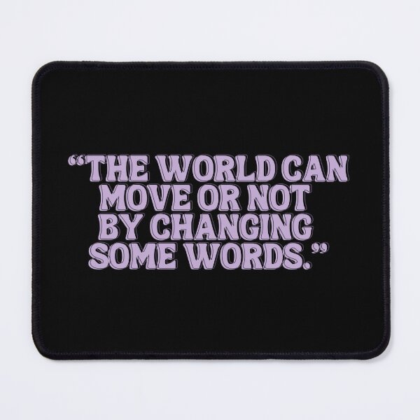 Item preview, West Wing Quote The world can move or not designed and sold by baranskini.