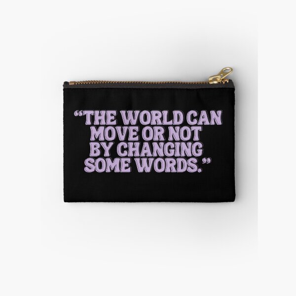 Item preview, West Wing Quote The world can move or not designed and sold by baranskini.