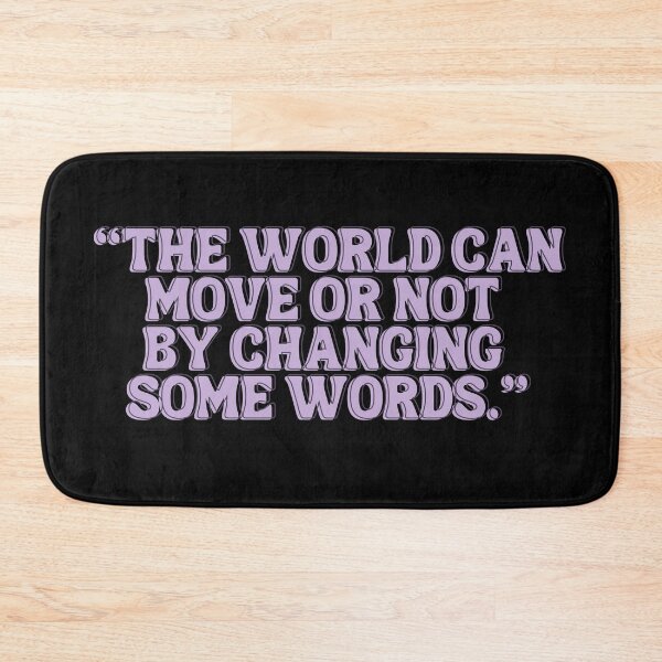 Item preview, West Wing Quote The world can move or not designed and sold by baranskini.