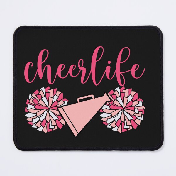 Item preview, Pink Pompoms and Megaphone Cheer Life designed and sold by AlienOccupation.