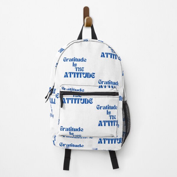 Item preview, Gratitude is the Attitude - Bold Blue Text  designed and sold by IManifestArt.