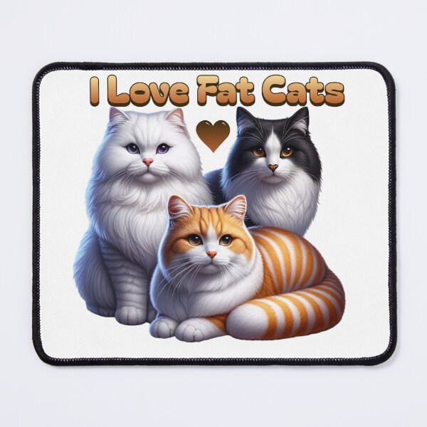 Item preview, I Love Fat Cats stickers and more designed and sold by CRandRRstickers.