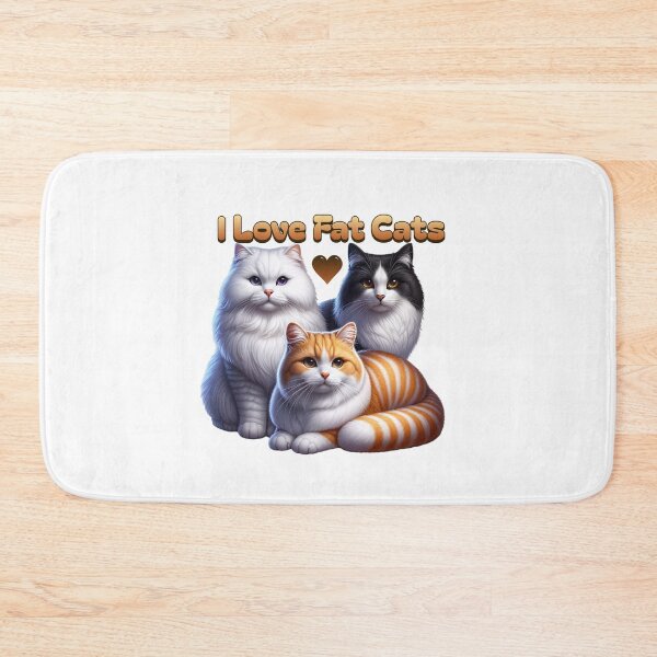 Item preview, I Love Fat Cats stickers and more designed and sold by CRandRRstickers.