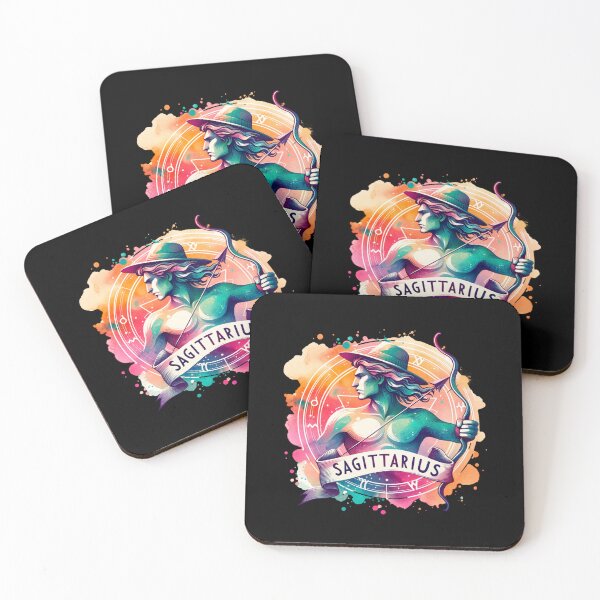 Item preview, "Sagittarius Zodiac Art – Adventurous Watercolor Design for T-Shirts, Mugs & Stickers" designed and sold by artedigital99.