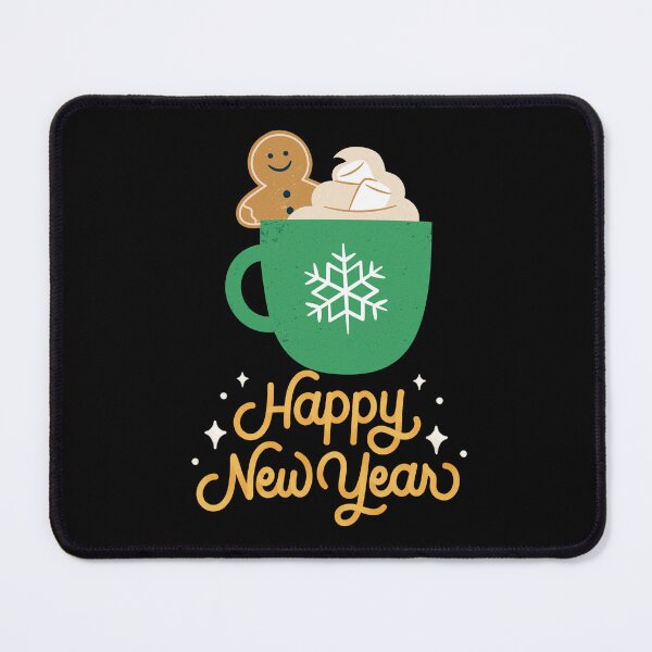 Item preview, Gingerbread Happy New Year Mug Cheer designed and sold by muitee.
