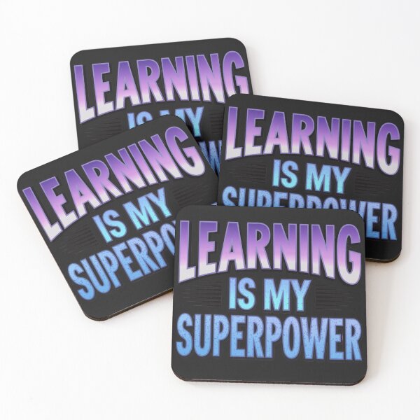 Item preview, Learning is My Superpower - Retro Vintage Tee designed and sold by EMARTONLINESHOP.
