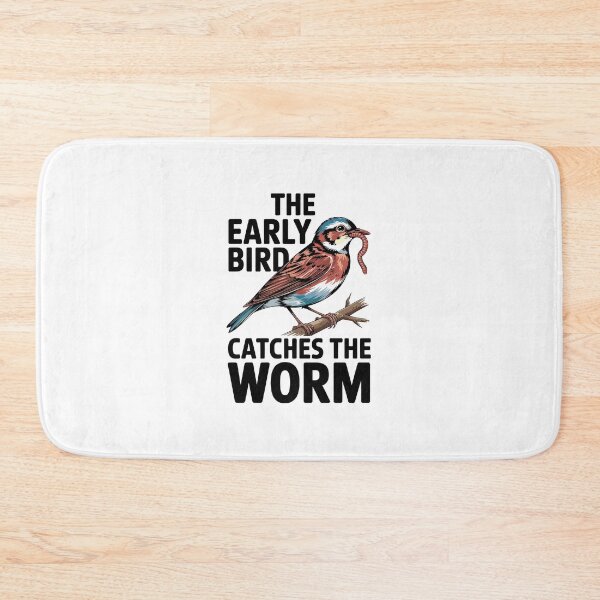 Item preview, The early bird catches the worm designed and sold by H&F Shop.