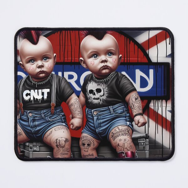 Item preview, British Punk Babies Chucking a London Wobbly designed and sold by urbanriot.