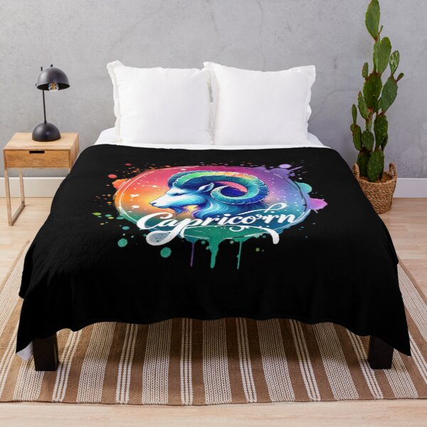 Item preview, Capricorn Zodiac Art – Elegant Watercolor Design for T-Shirts, Mugs & Stickers designed and sold by artedigital99.