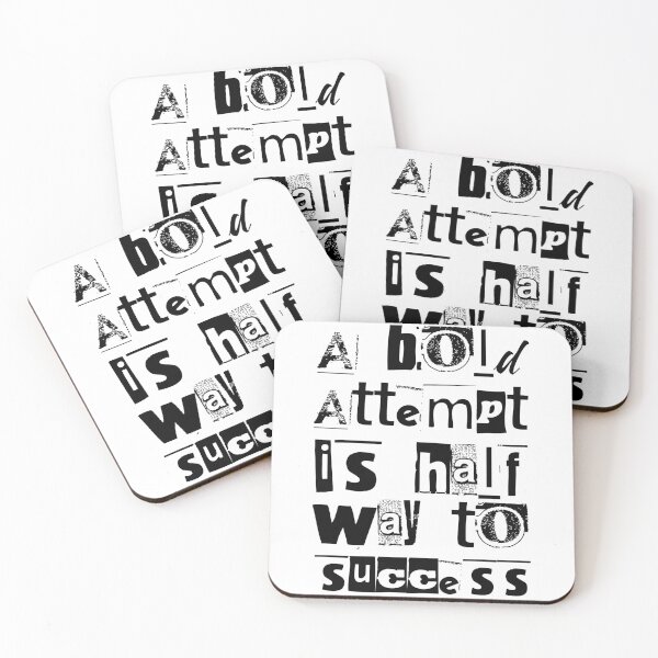Item preview, A Bold Attempt is Halfway to Success designed and sold by 3ac-Arts.
