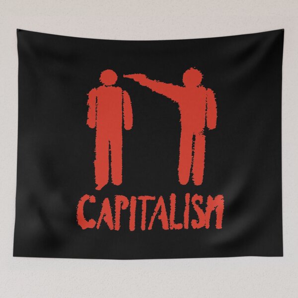 Item preview, Capitalism - Red and Black designed and sold by WokeBespoke.