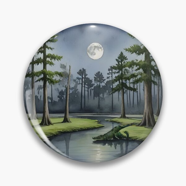Item preview, Louisiana Bayou in the Moonlight designed and sold by BougieSouthern.