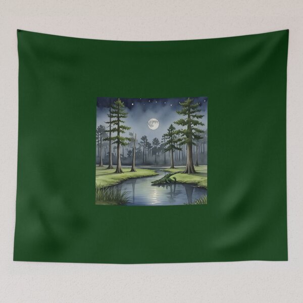 Item preview, Louisiana Bayou in the Moonlight designed and sold by BougieSouthern.