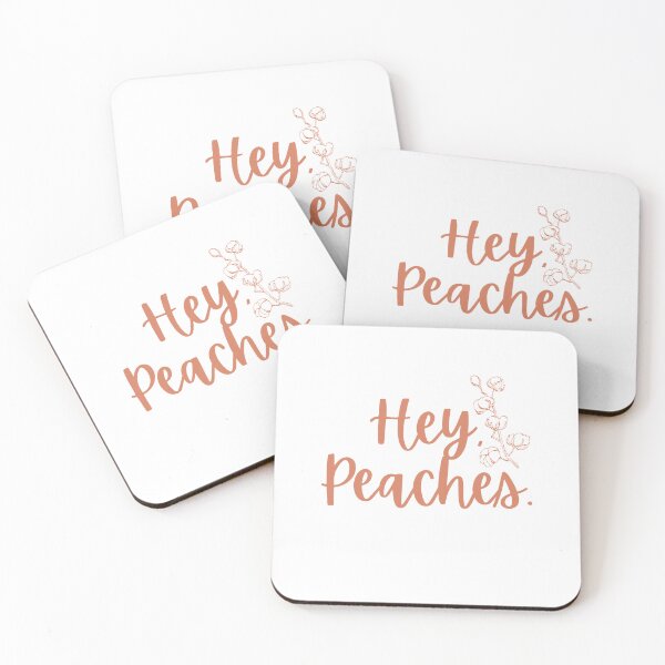 Item preview, Sugartree Romance Hey, Peaches greeting with cotton designed and sold by authorbrgoodwin.