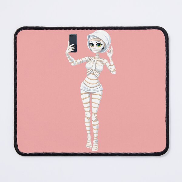 Item preview, Cute Mummy Taking Selfie - Fun Halloween Cartoon designed and sold by creativaimages.