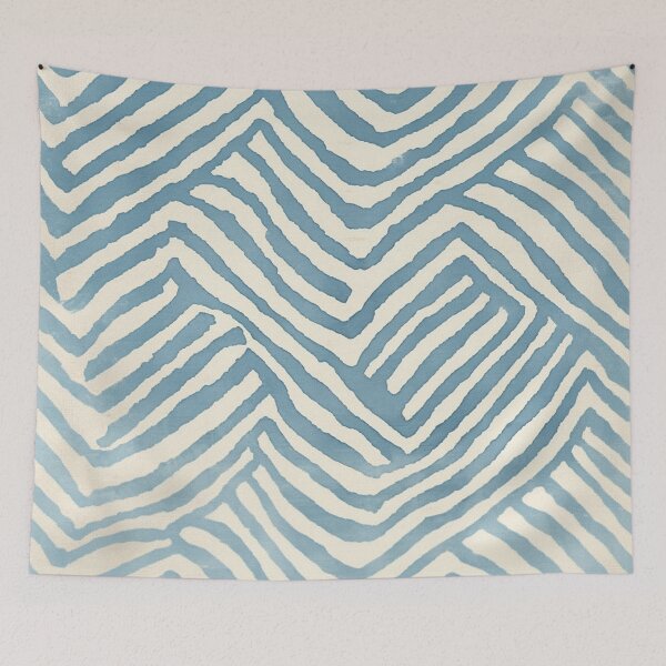 Item preview, Blue Mudcloth Calm Pattern designed and sold by trajeado14.
