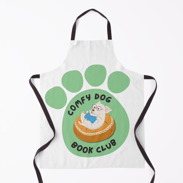 Item preview, Comfy Dog Book Club designed and sold by weedaisy.