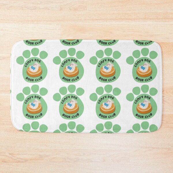 Item preview, Comfy Dog Book Club designed and sold by weedaisy.