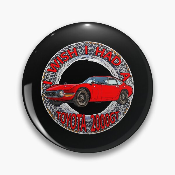 Item preview, Vintage Red Toyota 2000GT - Classic Japanese Sports Car Art designed and sold by Michael van der Hoorn.
