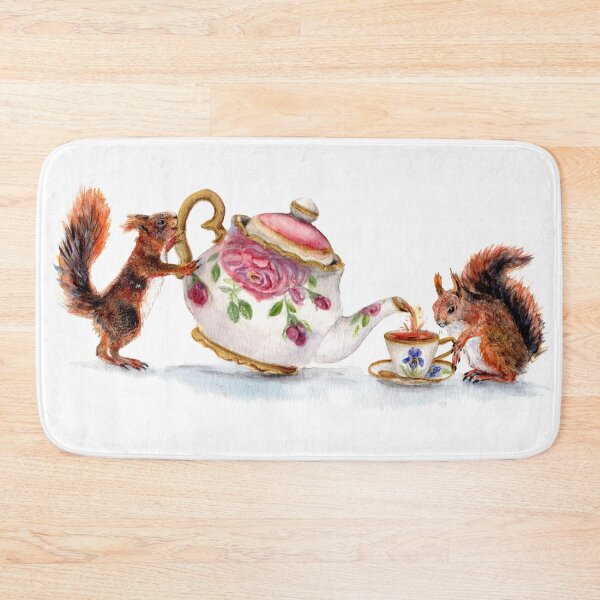 Item preview, Squirrel Tea Party designed and sold by Goosi Art.