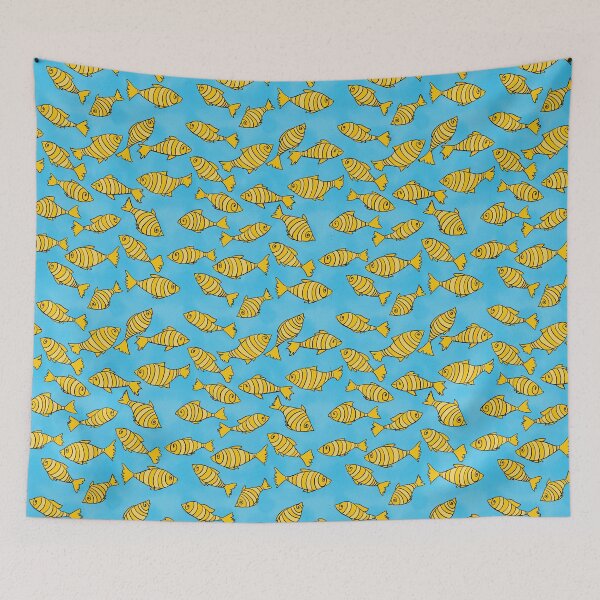 Aperçu de l'œuvre Poisson tourbillonnant créée et vendue par Honey Crystal Fashion and Homegoods .