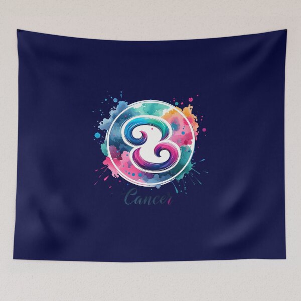 Item preview, "Cancer Zodiac Art – Nurturing Watercolor Design for T-Shirts, Mugs & Stickers" designed and sold by artedigital99.
