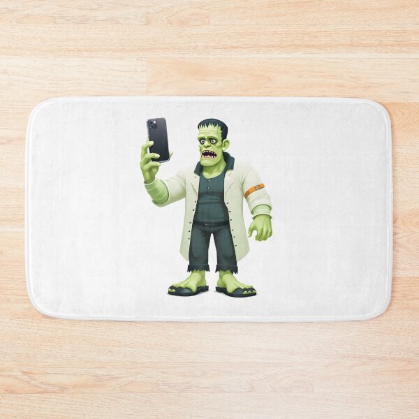 Item preview, Frankenstein Taking a Selfie - Funny Halloween 3D designed and sold by creativaimages.