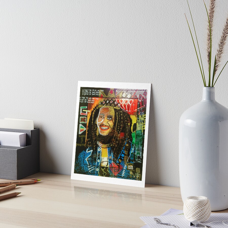 Bobsquiat Art Board Print