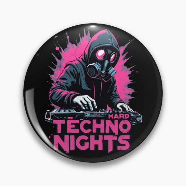 Item preview, Hard Techno Nights - Underground Techno Music DJ designed and sold by Urban-Alien.