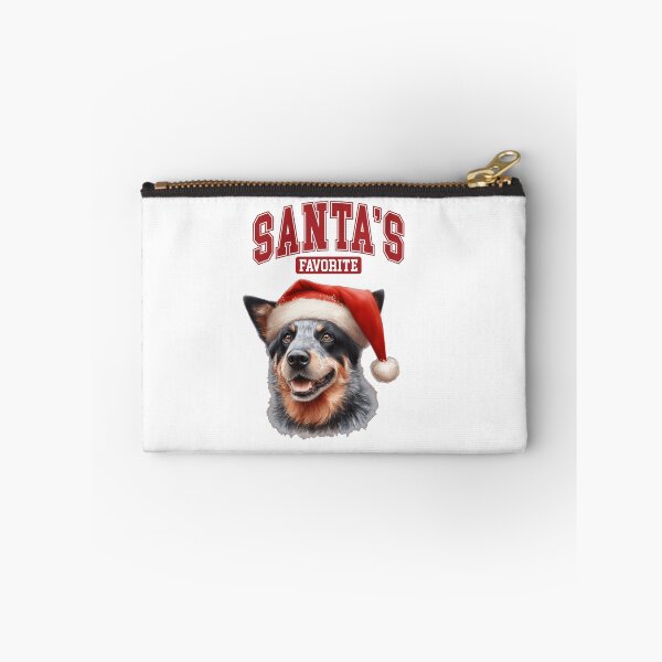 Item preview, Santa's Favorite Australian Cattledog in Christmas Hat designed and sold by M1234s.
