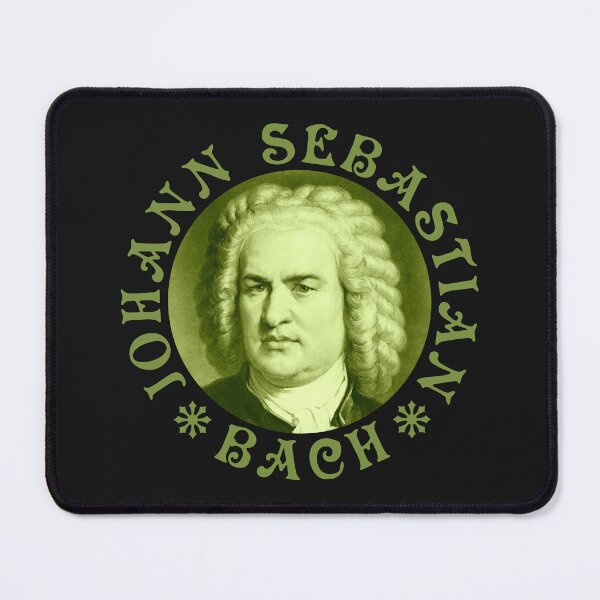 Item preview, Johann Sebastian Bach - 01 - Vintage Design - Green - RB designed and sold by GrandArtists.