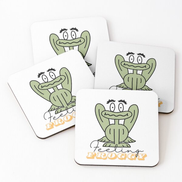 Item preview, Feeling Froggy Frog Sticker designed and sold by inkognitoMSQUTO.