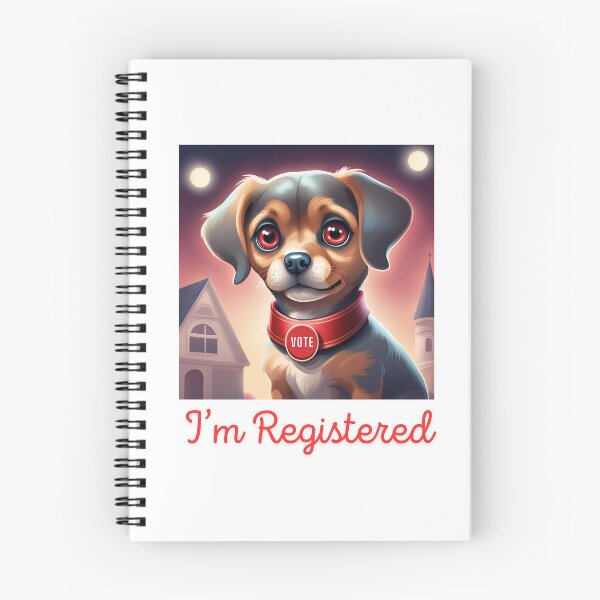 Item preview, Pup - I'm Registered to Vote designed and sold by LewpyG.