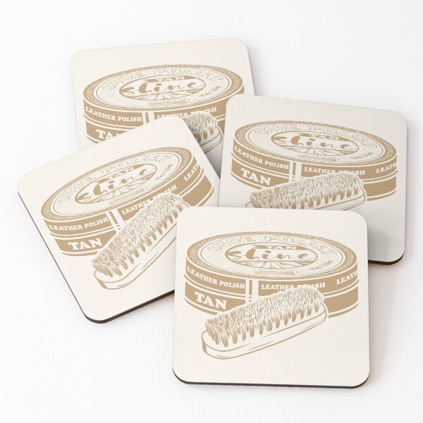 Item preview, Tan shoe polish with brush designed and sold by piedaydesigns.