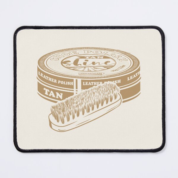Item preview, Tan shoe polish with brush designed and sold by piedaydesigns.