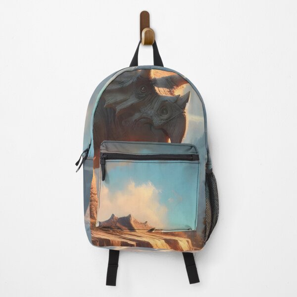 Item preview, Majestic Triceratops in a Mountainous Landscape designed and sold by CitrineLinker.