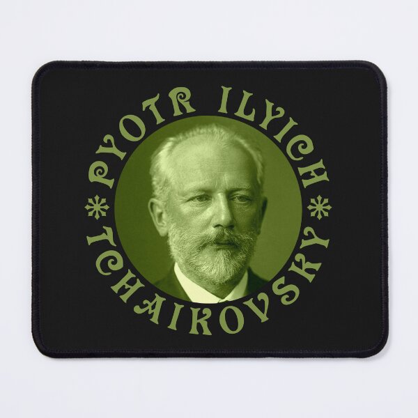 Item preview, Pyotr Ilych Tchaikovsky - Vintage Design - Green - RB designed and sold by GrandArtists.