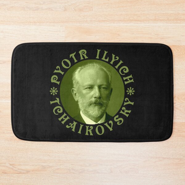 Item preview, Pyotr Ilych Tchaikovsky - Vintage Design - Green - RB designed and sold by GrandArtists.