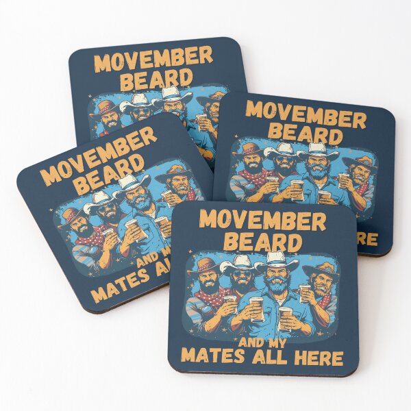 Item preview, Movember Beard Beer With Mates Cheers designed and sold by NikoDeeko.