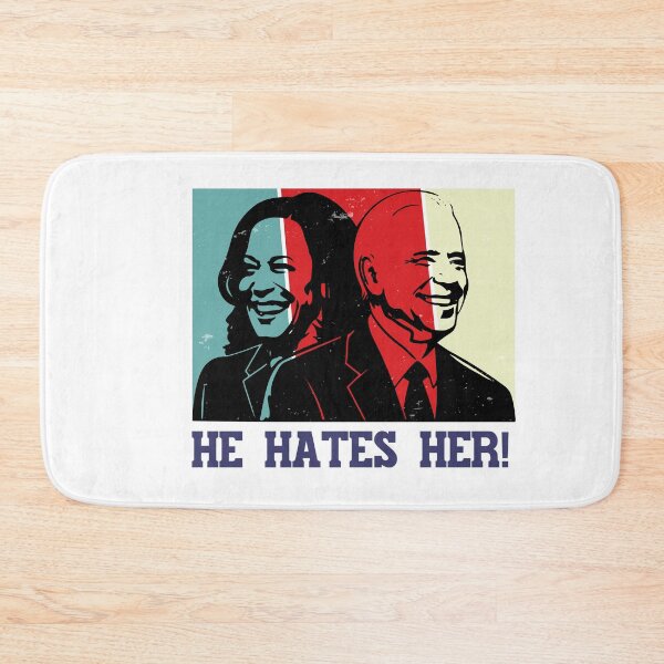 Item preview, He Hates Her! Biden on Harris 2024 Presidential Debate designed and sold by HROC.