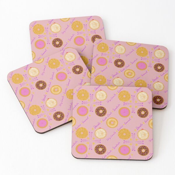 Item preview, Different kinds of Doughnuts Pattern designed and sold by KiyaSketches.