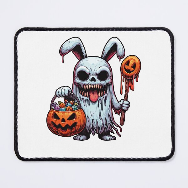 Item preview, Rabbit Scary Halloween Ghost Spooky Pumpkin Candy designed and sold by Artistoos.