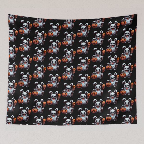 Item preview, Rabbit Scary Halloween Ghost Spooky Pumpkin Candy designed and sold by Artistoos.